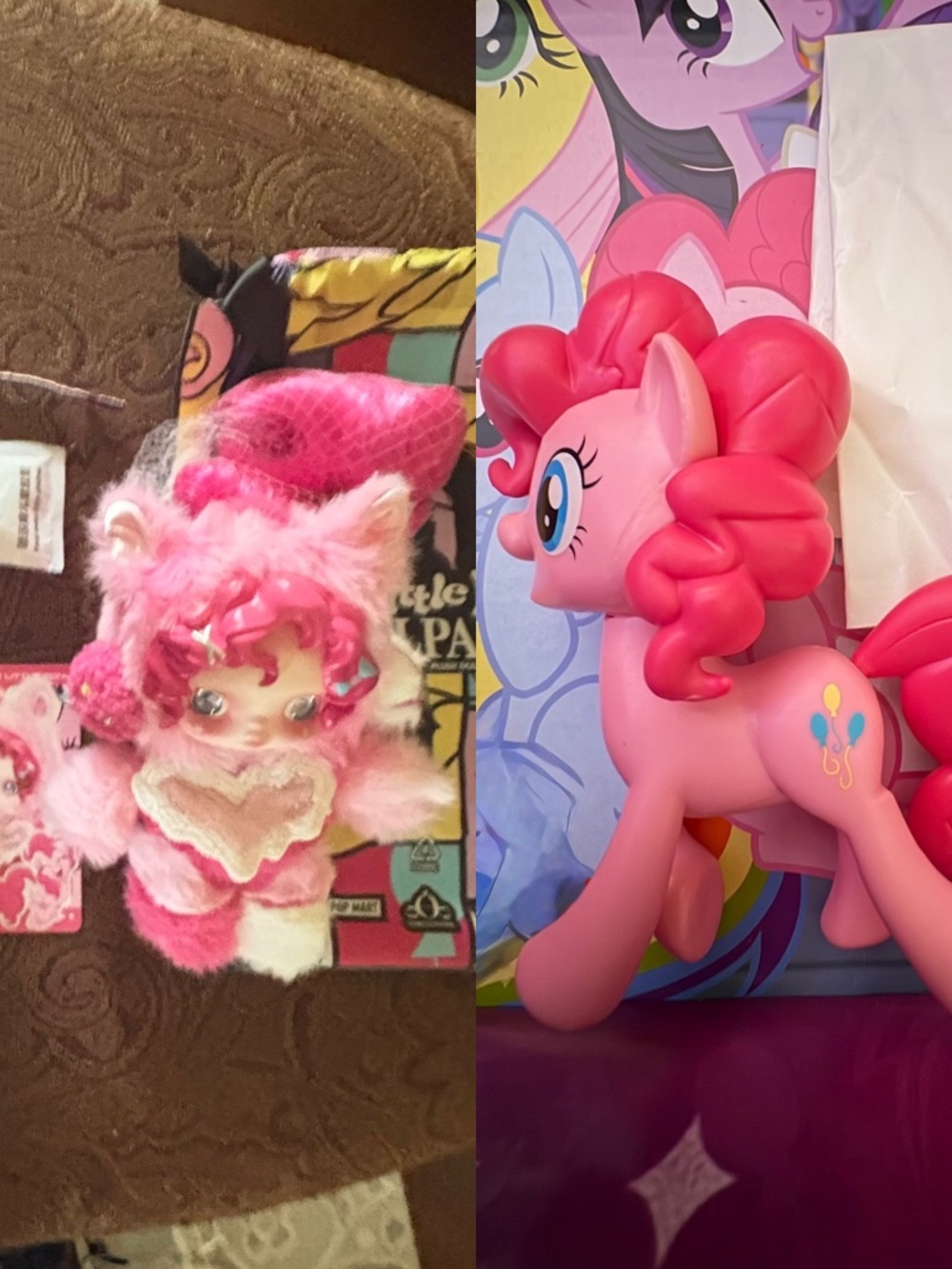 AUTHENTIC, BRAND NEW SKULLPANDA, My Little Pony "Pinkie Pie" *With Figurine*